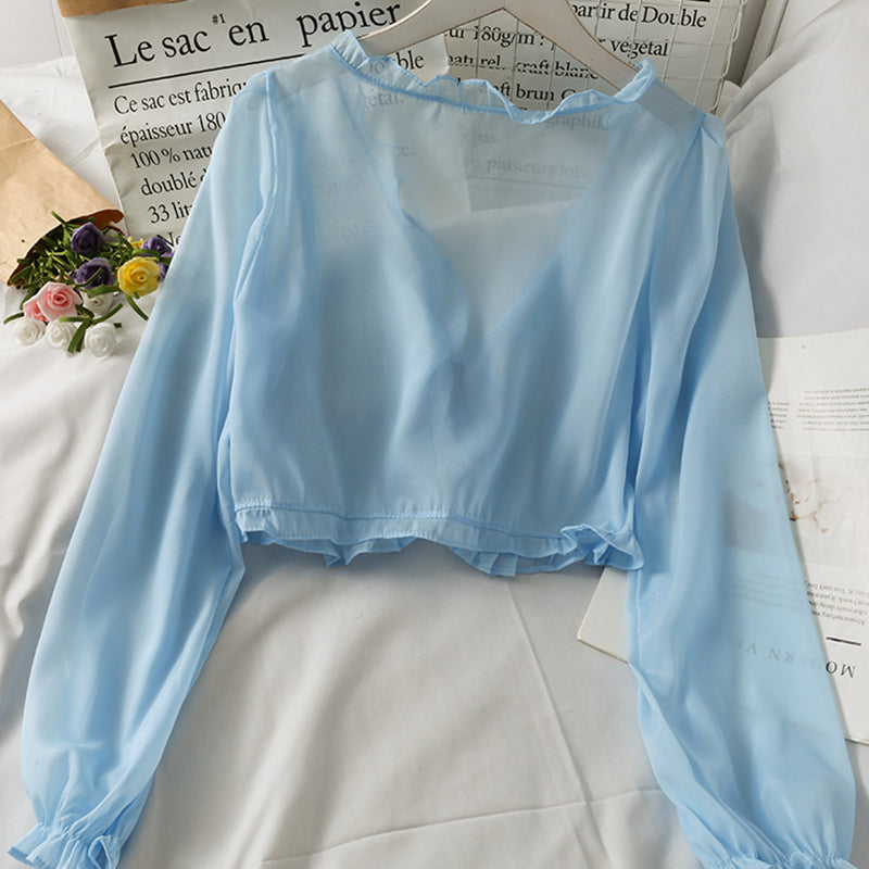 Thin Coat Casual Lace Bow Summer Sun